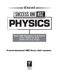 EXCEL SUCCESS ONE HSC - PHYSICS 2014 EDITION