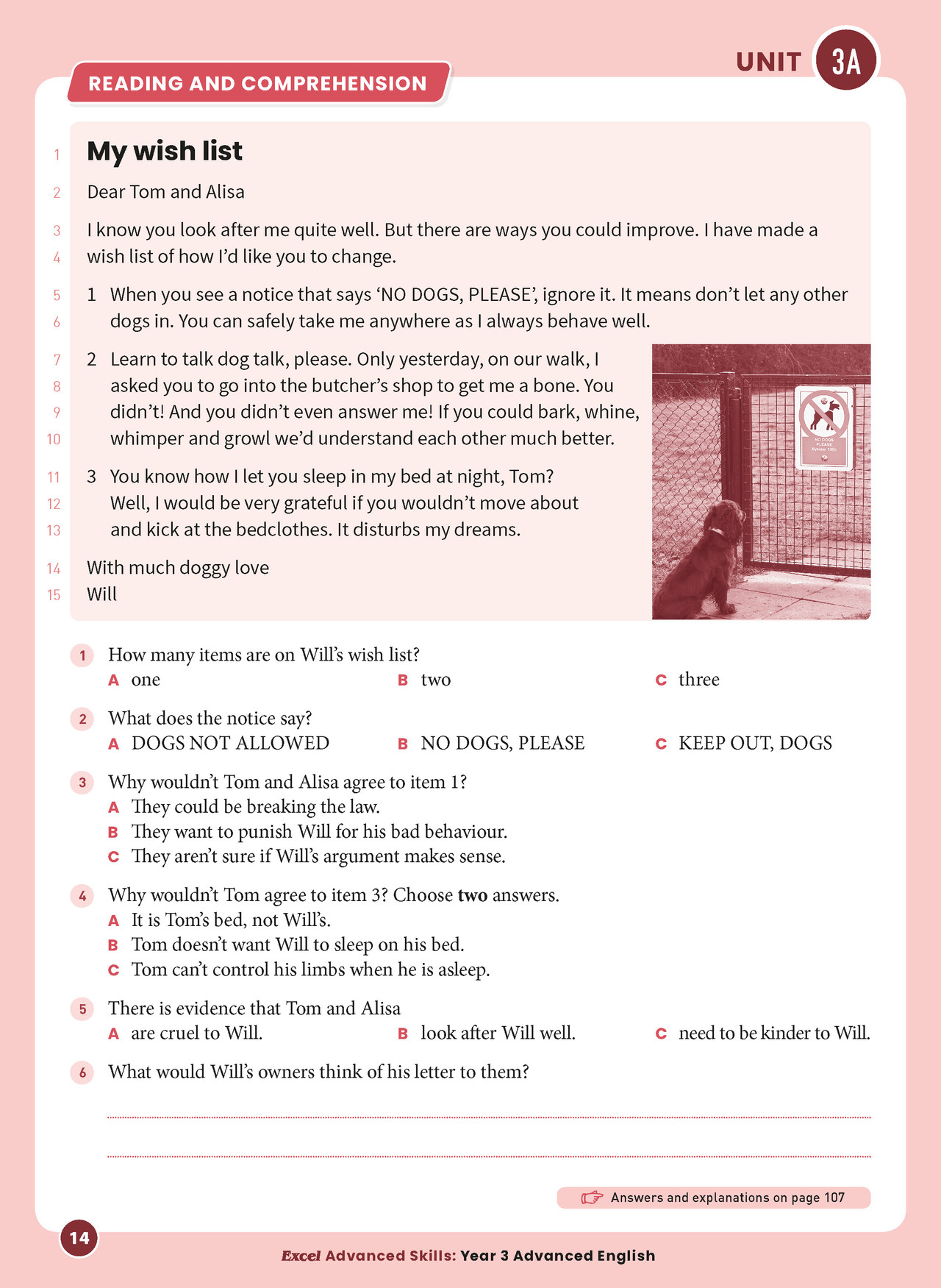 Excel Advanced Skills - Advanced English Workbook Year 3 | Pascal Press