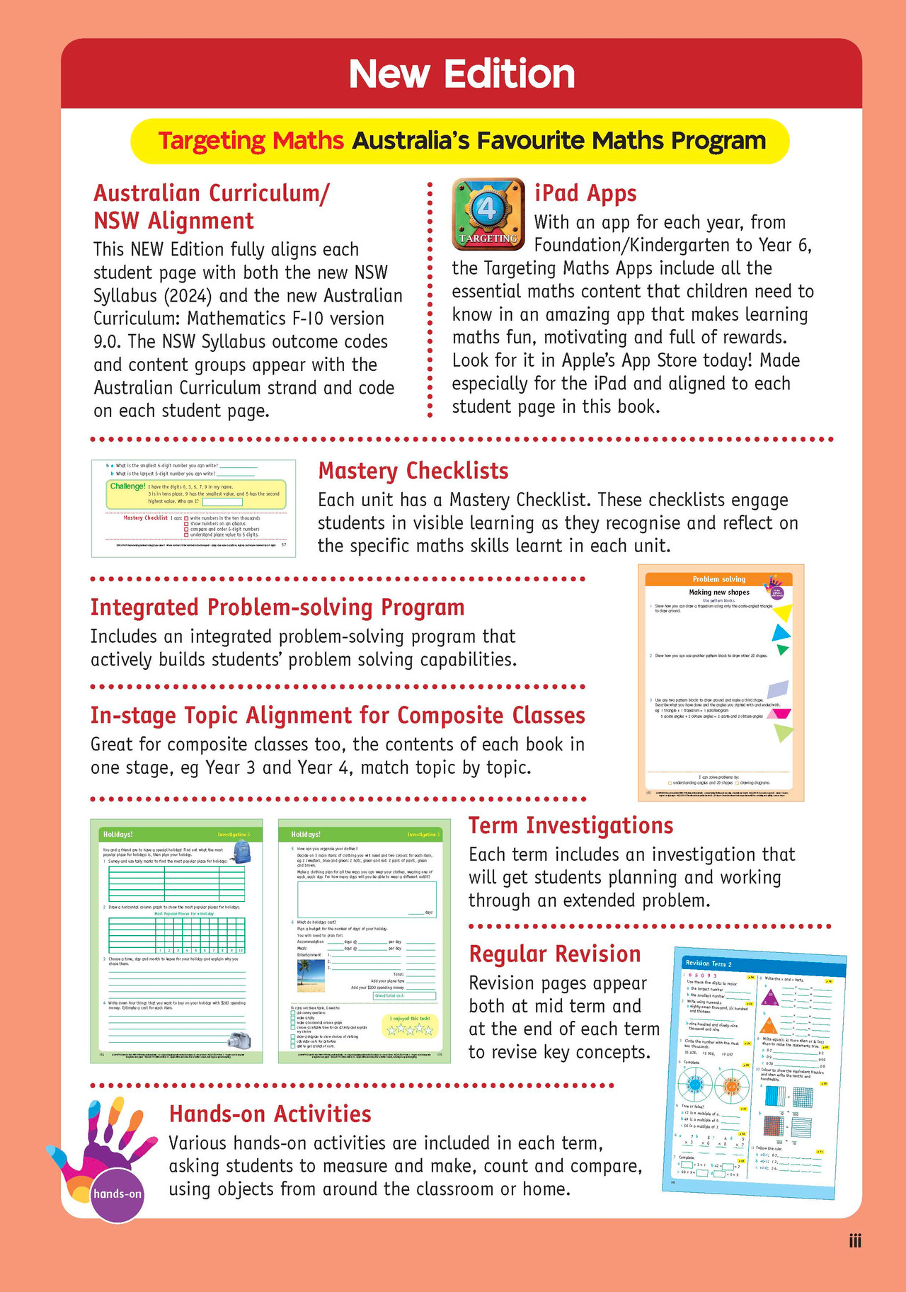 NSW Targeting Maths Year 4 2023 Curriculum Edition | Pascal Press