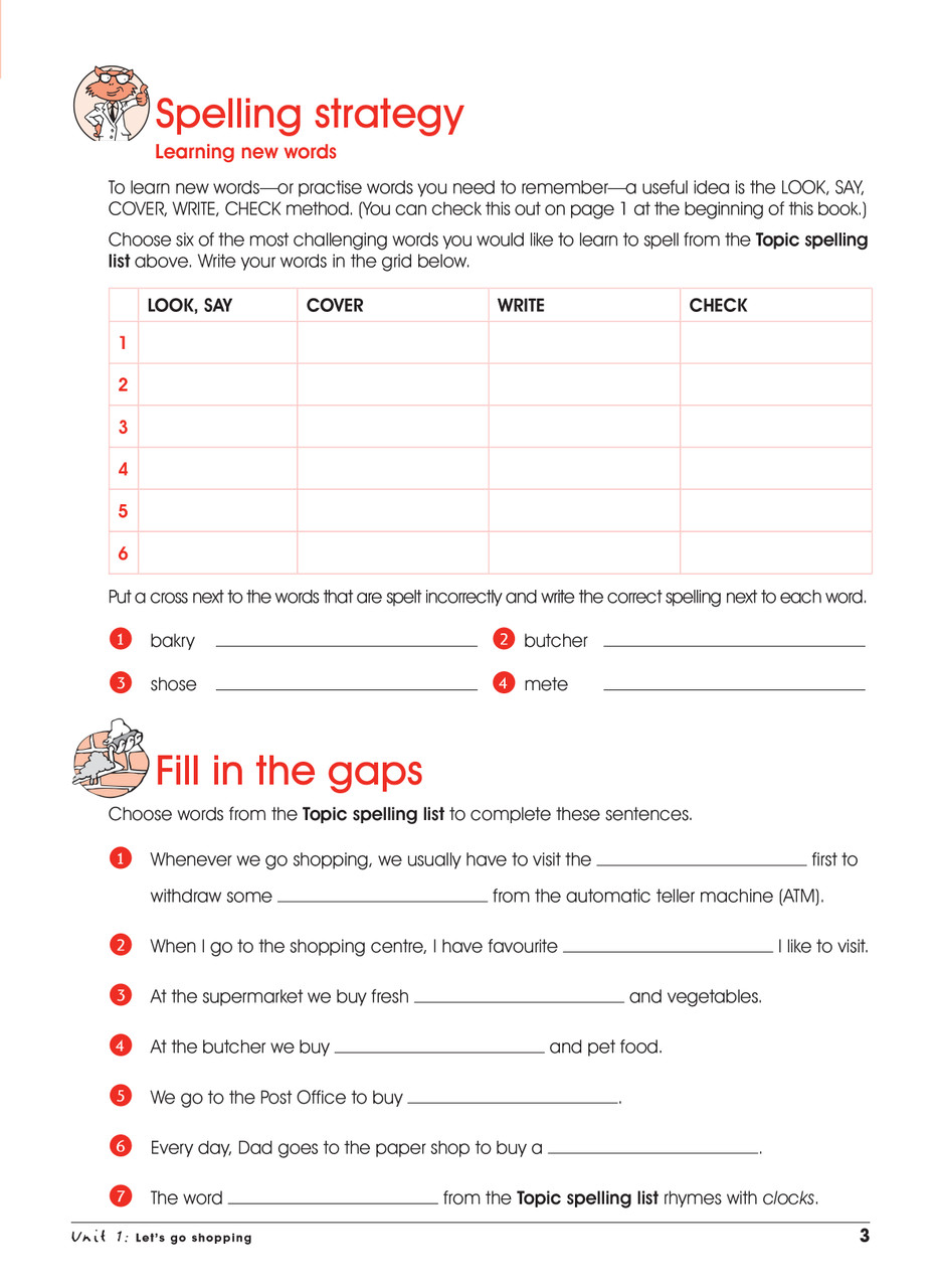 Excel Advanced Skills Spelling And Vocabulary Workbook