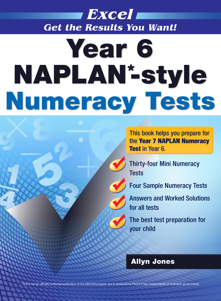 Excel Year 6 NAPLAN*-style Numeracy Tests | Pascal Press