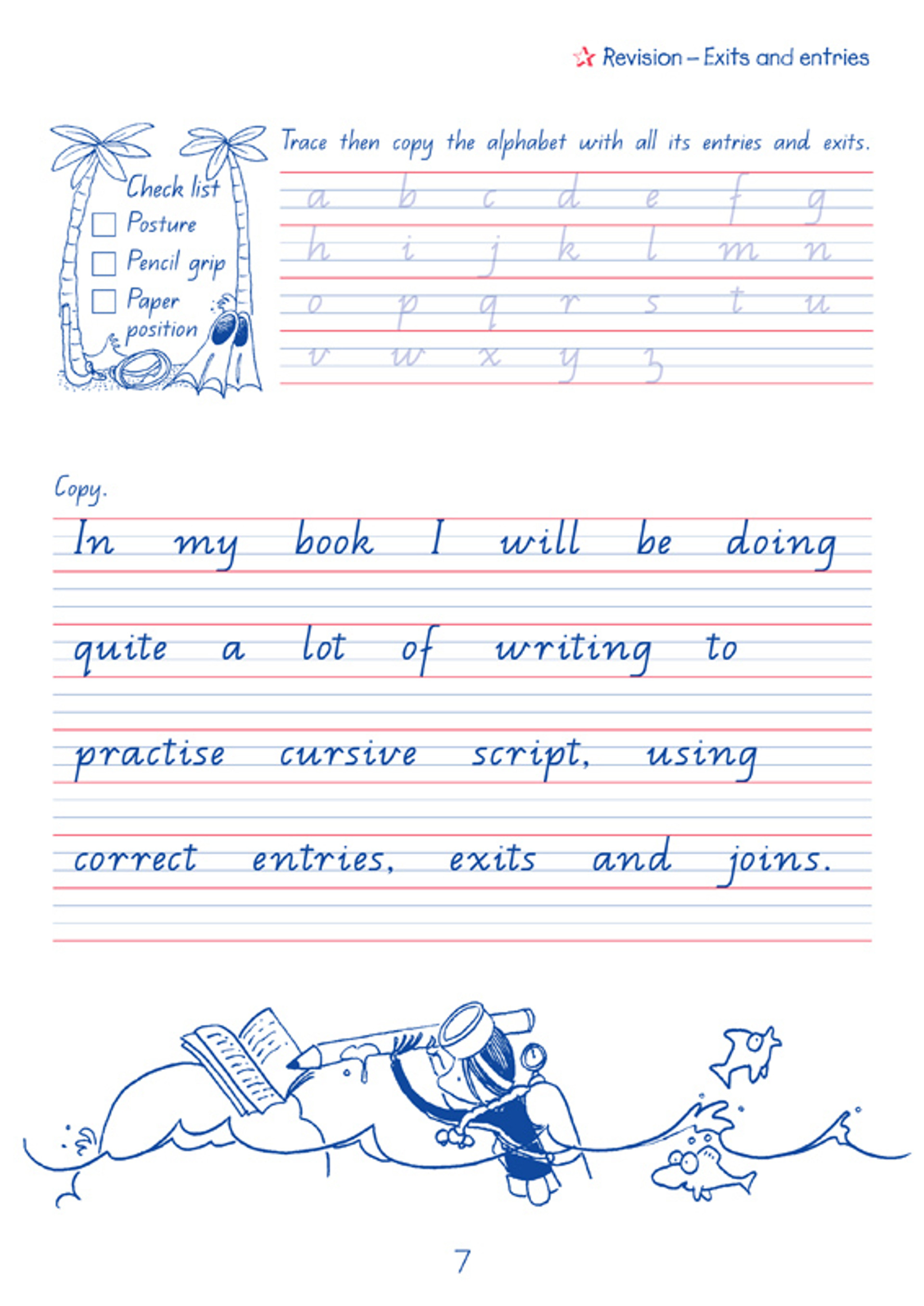 handwriting homework year 4