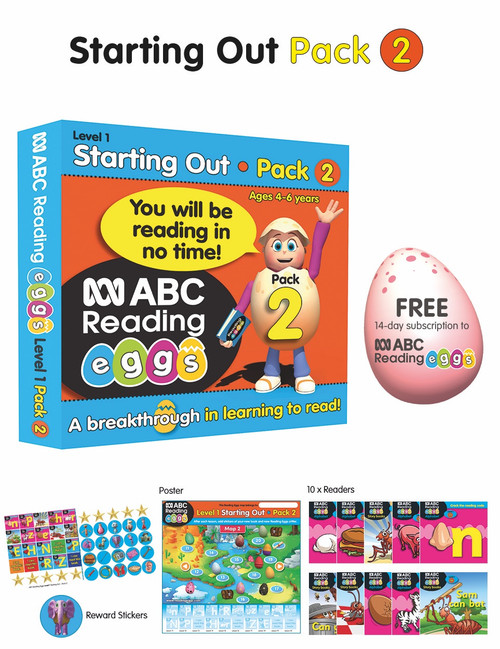 ABC Reading Eggs - Starting Out - Book Pack 2