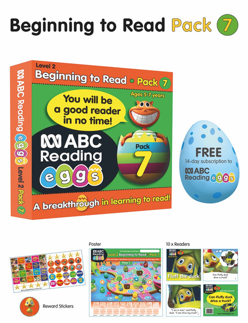 ABC Reading Eggs - Beginning to Read - Book Pack 7