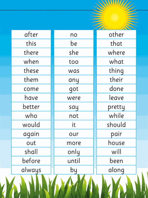 Reading Eggs My First Sight Words Workbook Ages 5Ã¢â‚¬â€œ7 | Pascal Press