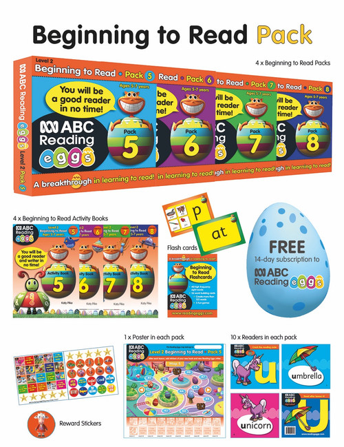 ABC Reading Eggs - Beginning to Read Pack