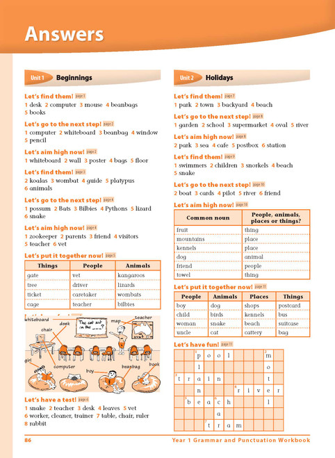 Excel Advanced Skills Grammar and Punctuation Workbook Year 1 | Pascal ...