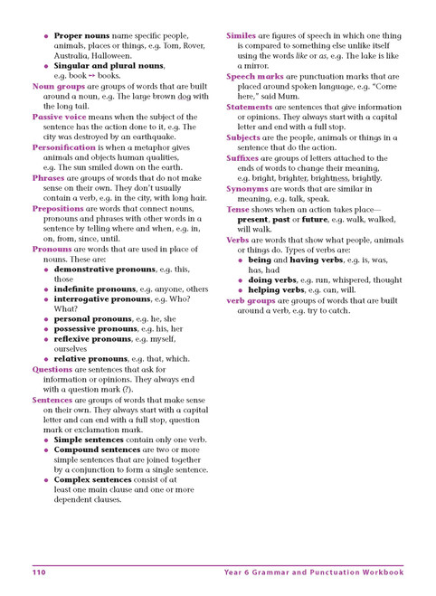 Excel Advanced Skills - Grammar and Punctuation Workbook Year 6 ...