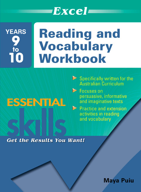 Excel Essential Skills - Reading and Vocabulary Workbook Years 9-10