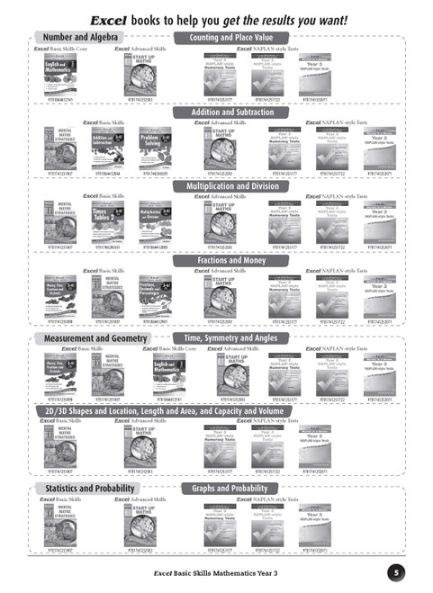Excel Basic Skills Mathematics Year 3 | Pascal Press