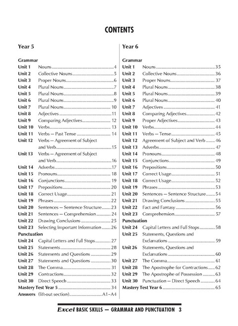 Excel Basic Skills English Book Pack Years 5-6 | Pascal Press