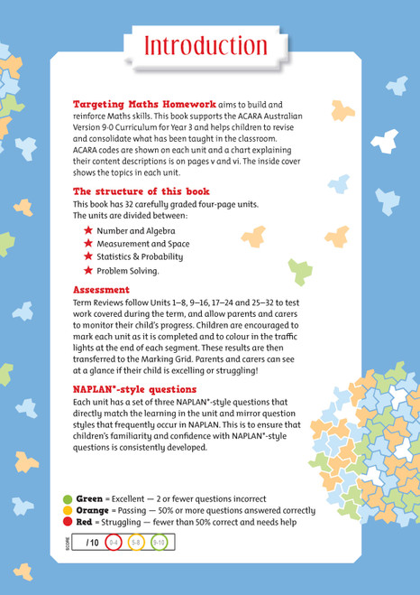 Targeting Maths Homework Year 3 | Pascal Press