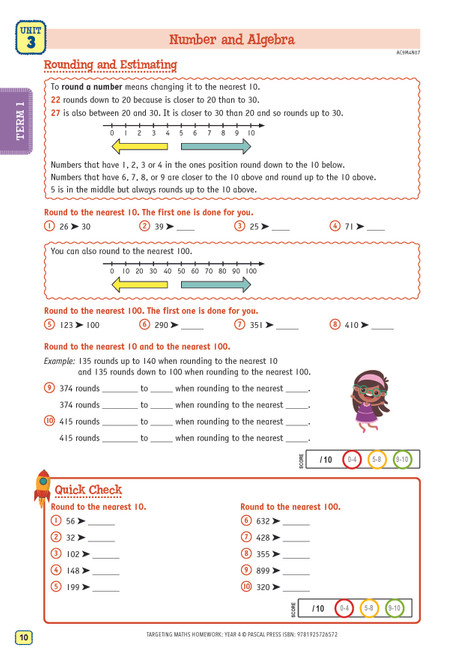 Targeting Homework Pdf Review Targeting Maths Homework Year 4 | Pascal Press