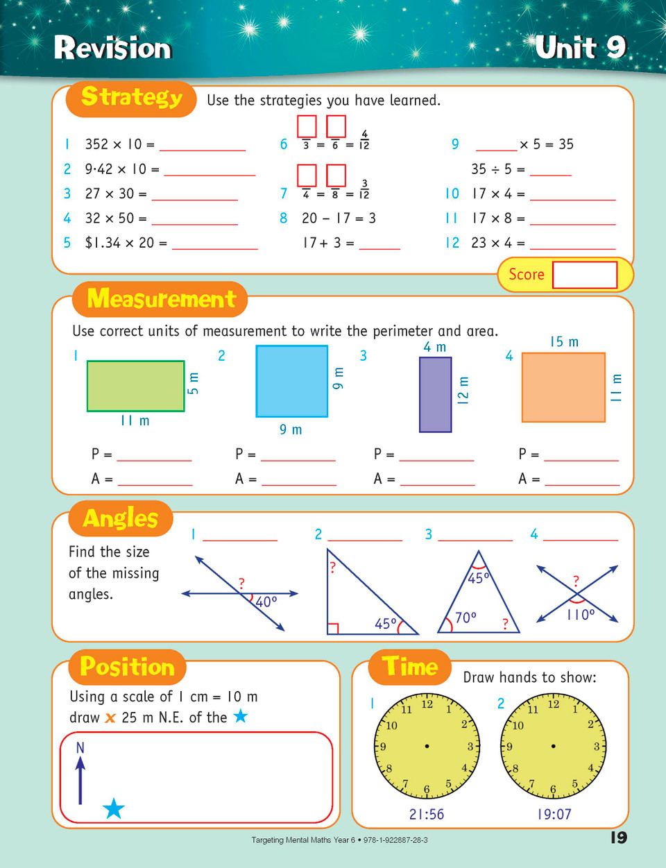 Targeting Mental Maths Year 6 2023 Curriculum Edition | Pascal Press