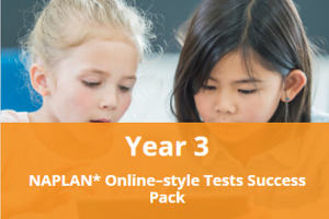 Year 3 NAPLAN* Online-style Tests Success Pack