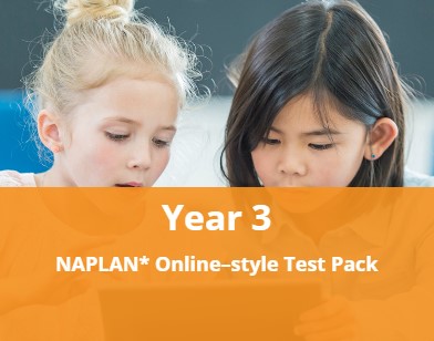 Year 3 NAPLAN* Online-style Tests Success Pack