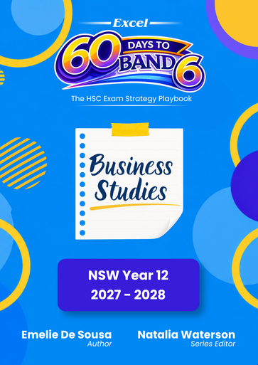 HSC Business Studies exam book — 60 Days to Band 6