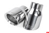 APR Single-Walled 3.5" Slash-Cut Tips (Polished Silver) - Set of 2