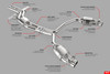 APR Catback Exhaust System with Center Muffler - 4.0 TFSI - C7 RS6 and RS7
