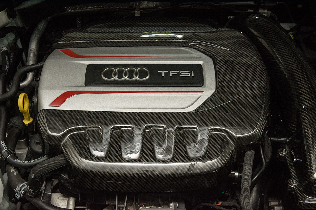 Carbon Fiber Engine Cover, 8V Audi S3 & MkIII Audi TTS
