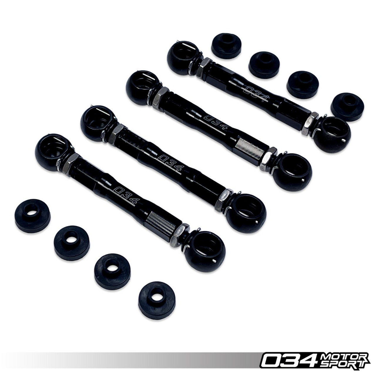 034Motorsport Adjustable Lowering Link Kit, Billet Aluminum, Audi C7 with Adaptive Air Suspension