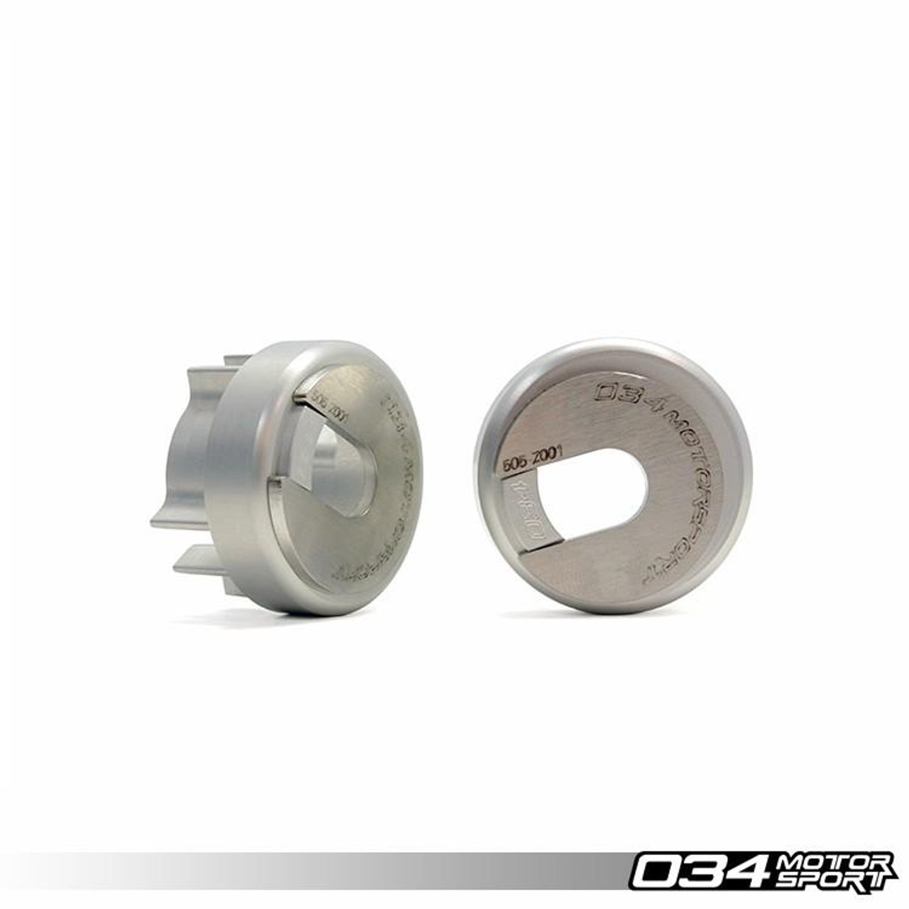 034Motorsport Rear Differential Carrier Mount Insert Kit, B6/B7 Audi A4/S4/RS4, Billet Aluminum