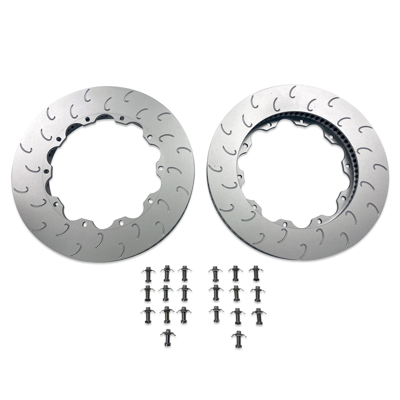 Replacement Front Rotor Ring Set, Gen 1 & Gen 1.5 Audi R8 (4.2 V8 & 5.2 V10)