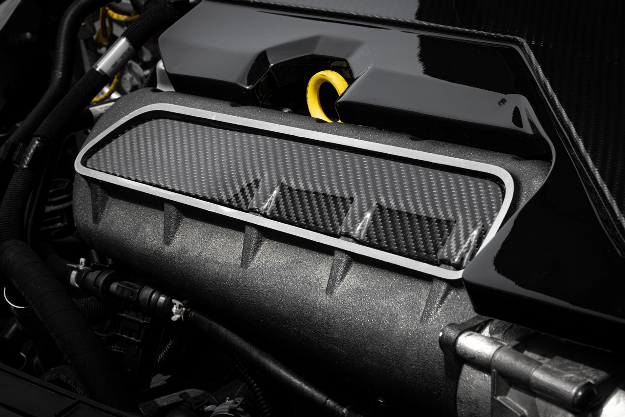 APR 2.5T Carbon Fiber Intake Manifold Cover Plate  For the 2.5T EA855 and EA855.2 found in the 2012+ Audi TT RS, RS3, RS Q3, and Cupra Formentor