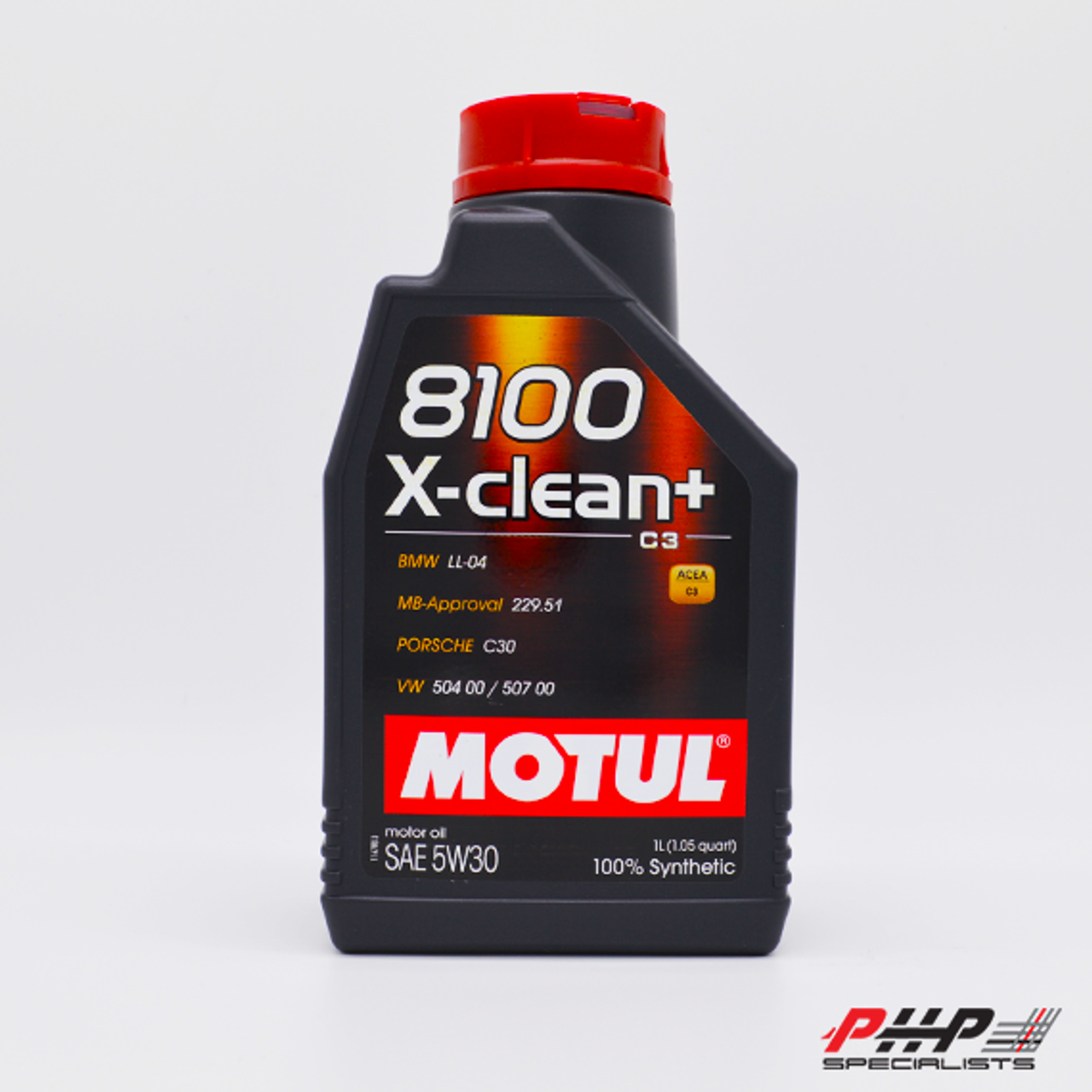 Motul 5W-30 8100 X-Clean+ Engine Oil - 1L