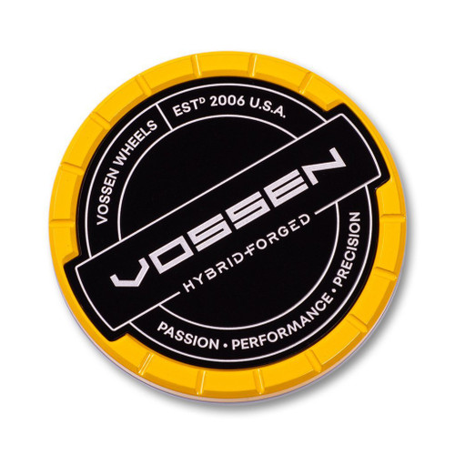 Vossen Hybrid Forged Billet Sport Cap Set For VF & HF Series Wheels (Canary Yellow)