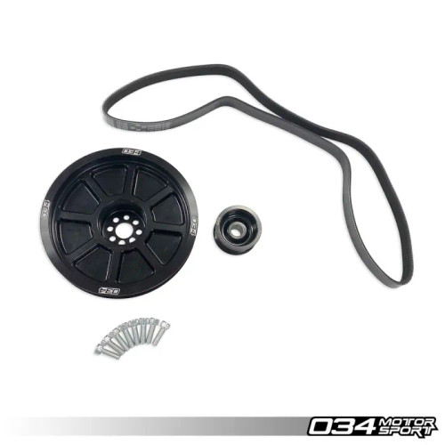 Dual Pulley Hardware Kit, 190mm, Audi B8 S4/S5/Q5/SQ5, C7 A6/A7, D4 A8 3.0 TFSI