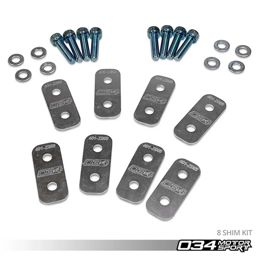 Camber Shim Kit, Gen 1 & Gen 1.5 Audi R8 (4.2 V8 & 5.2 V10) 8 Shims