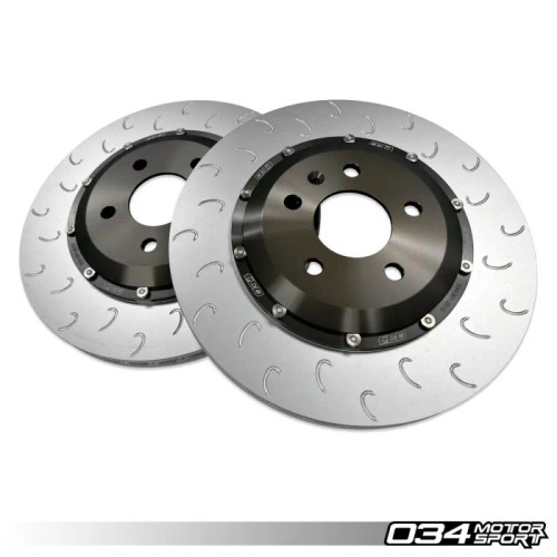 2-Piece Floating Rear Brake Rotor Upgrade Kit for Audi B9/B9.5 RS4/RS5