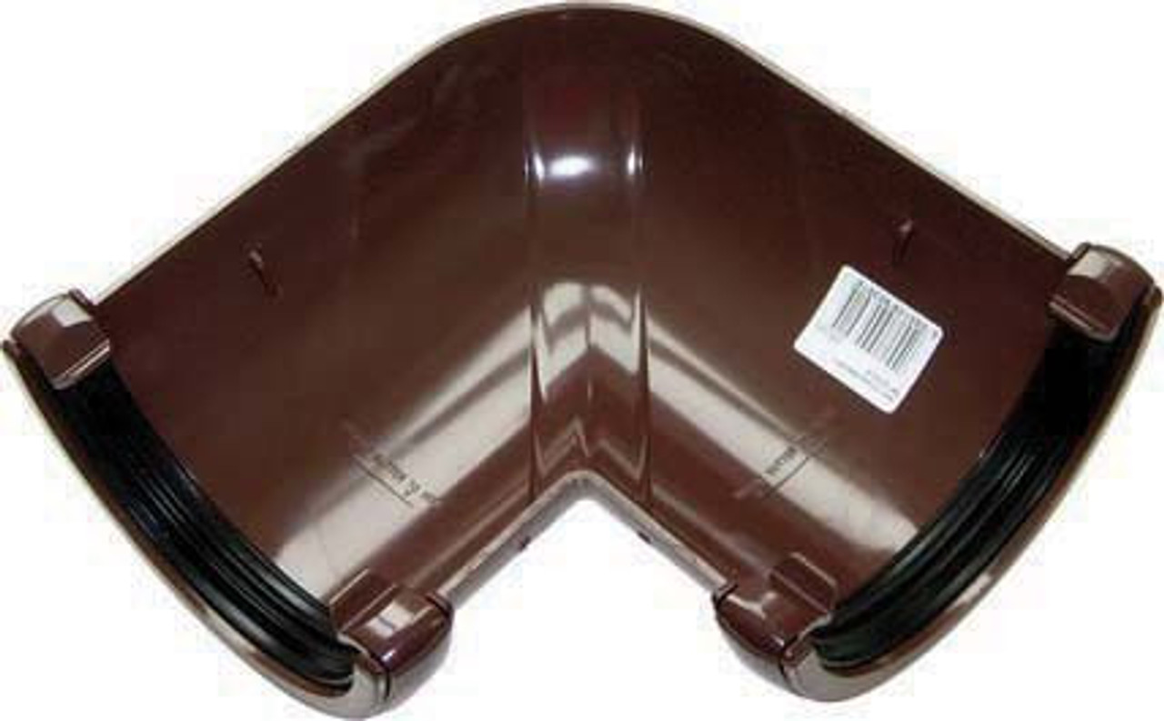 Floplast RA1 Round 90Deg Angle Brown