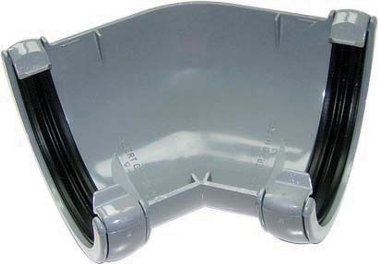 Floplast RA2 Round 135Deg Angle Grey