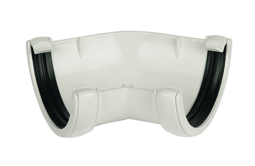 Floplast RA2 Round 135Deg Angle White