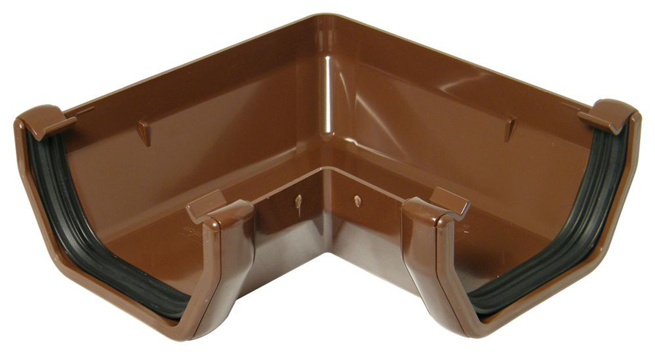 Floplast RAS1 Square 90Deg Angle Brown