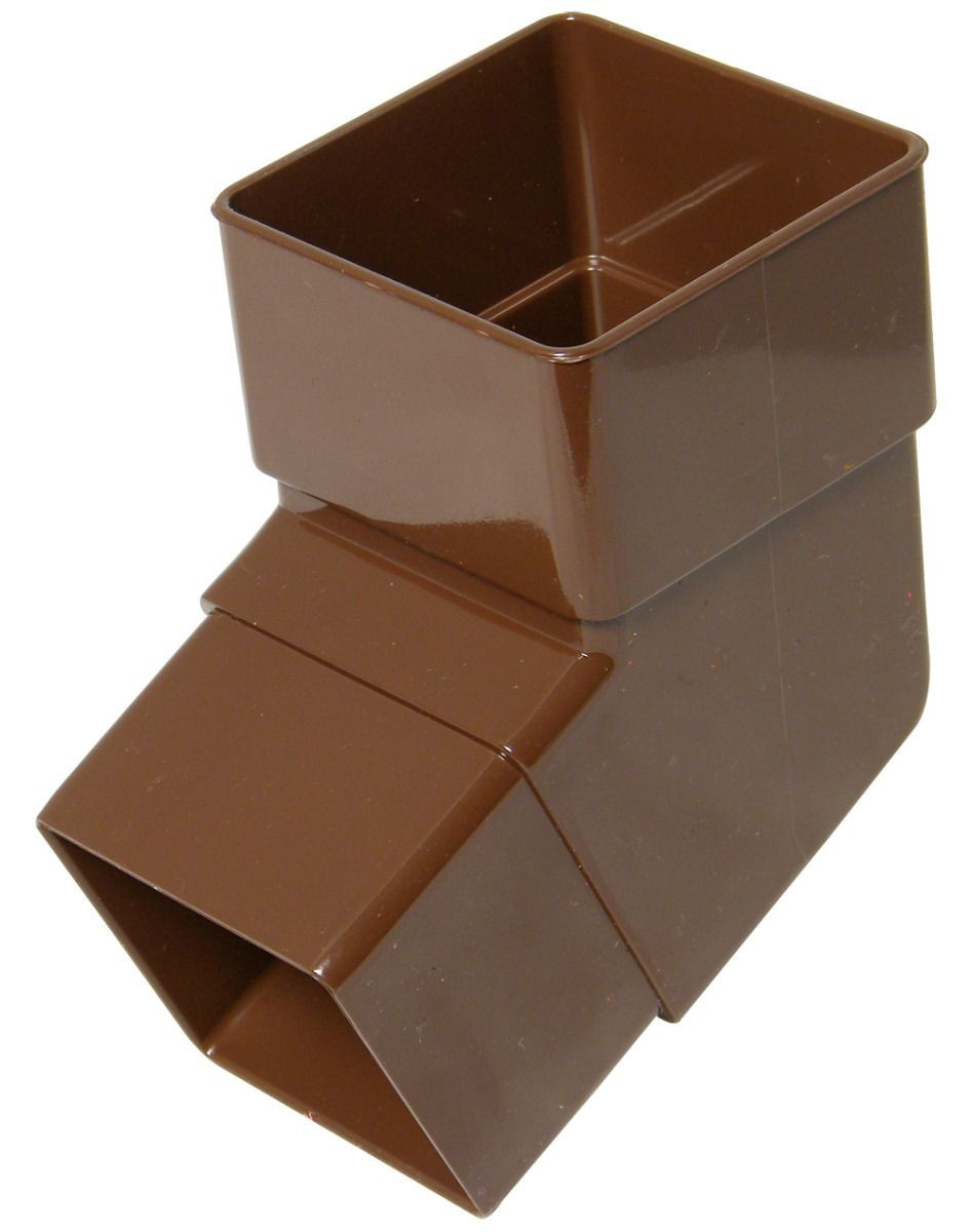 Floplast RBS2 Square 112.5Deg Offset Brown