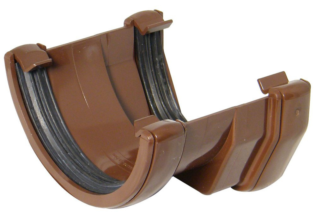 Floplast RDS1 Square to Round Gutter Adaptor Brown