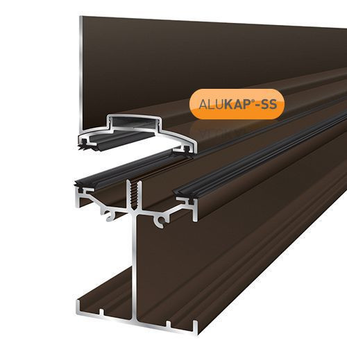 Alukap-SS Low Profile Wall Bar 3.0m Brown