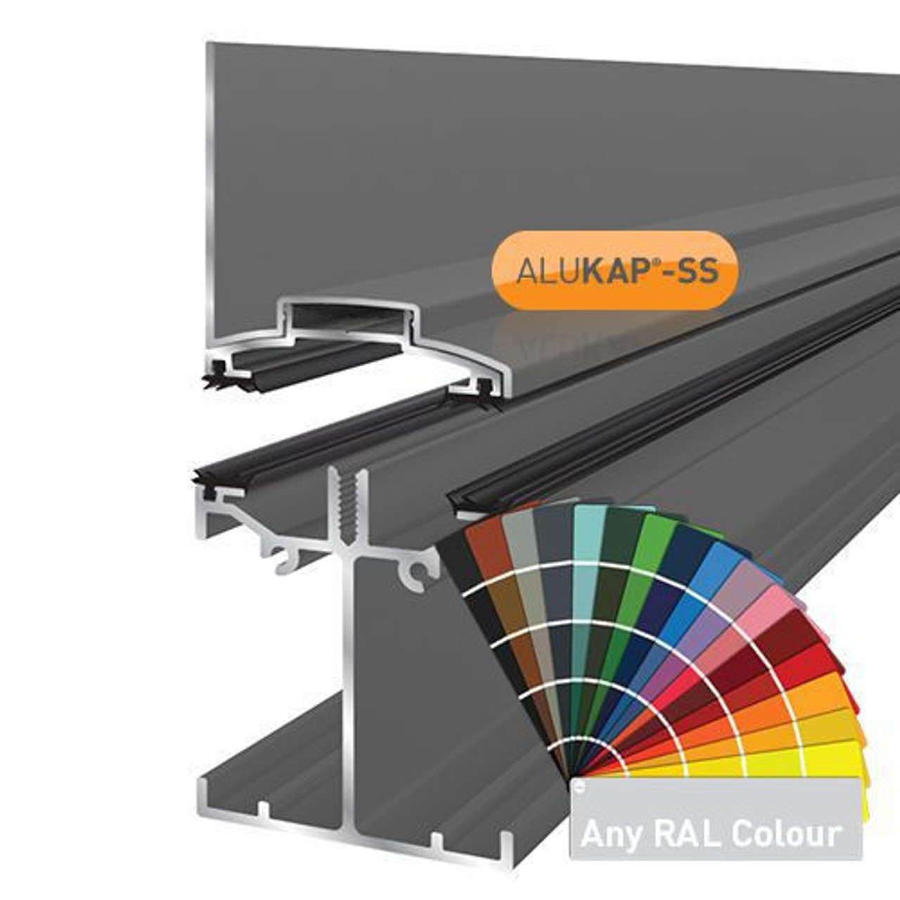 Alukap-SS Low Profile Wall Bar 3.0m PC