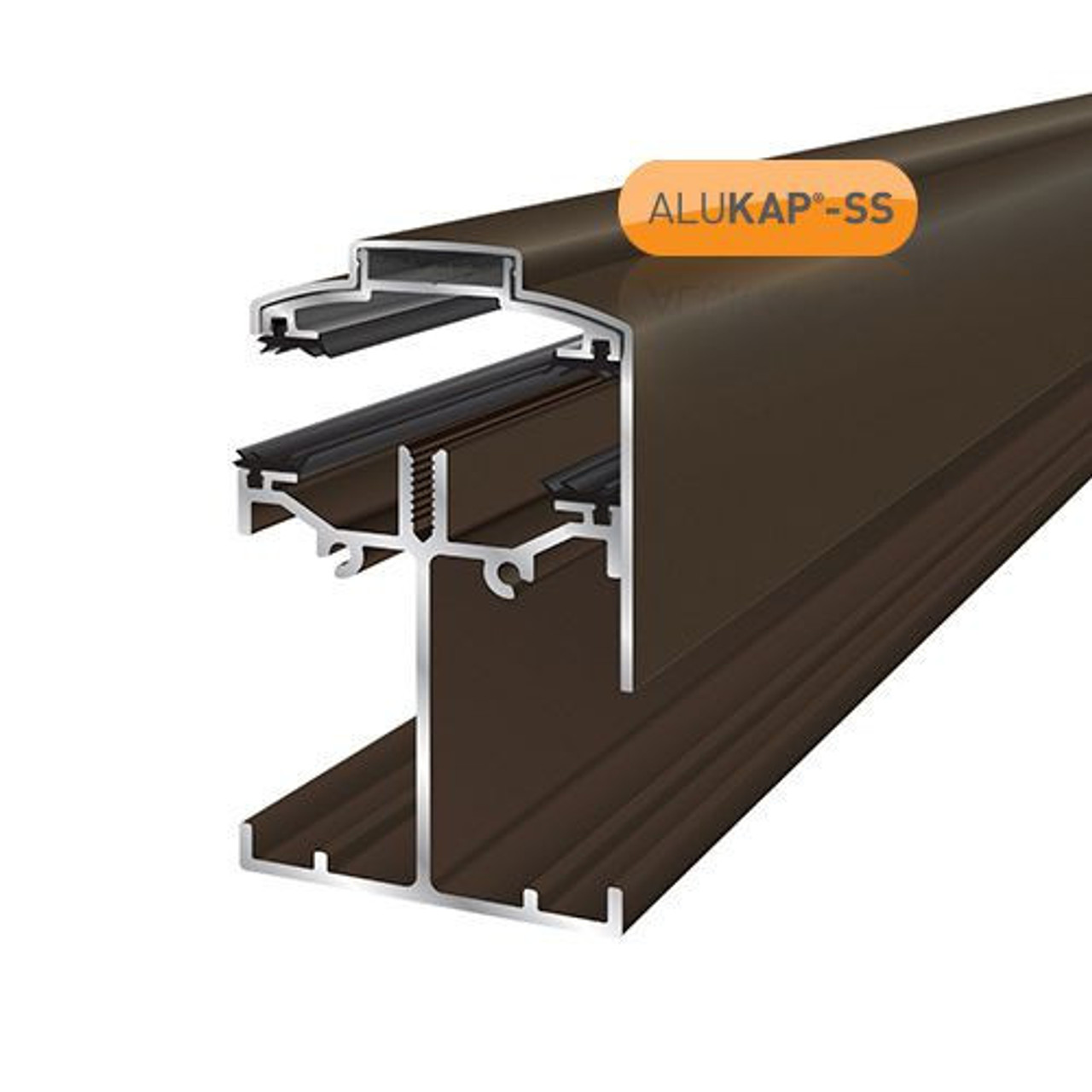 Alukap-SS Low Profile Gable Bar 3.0m Brown