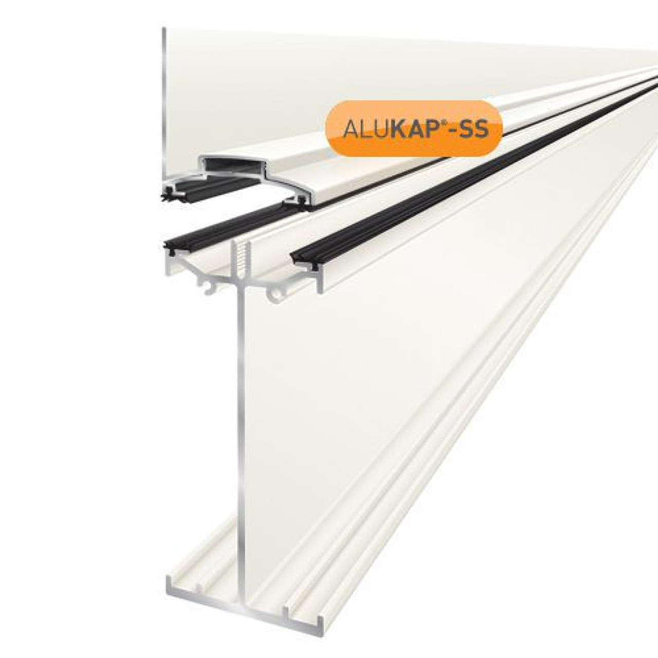 Alukap-SS High Span Wall Bar 4.8m White