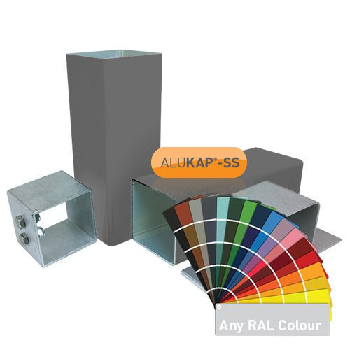 Alukap-SS Complete post and bracket kit 3000mm PC