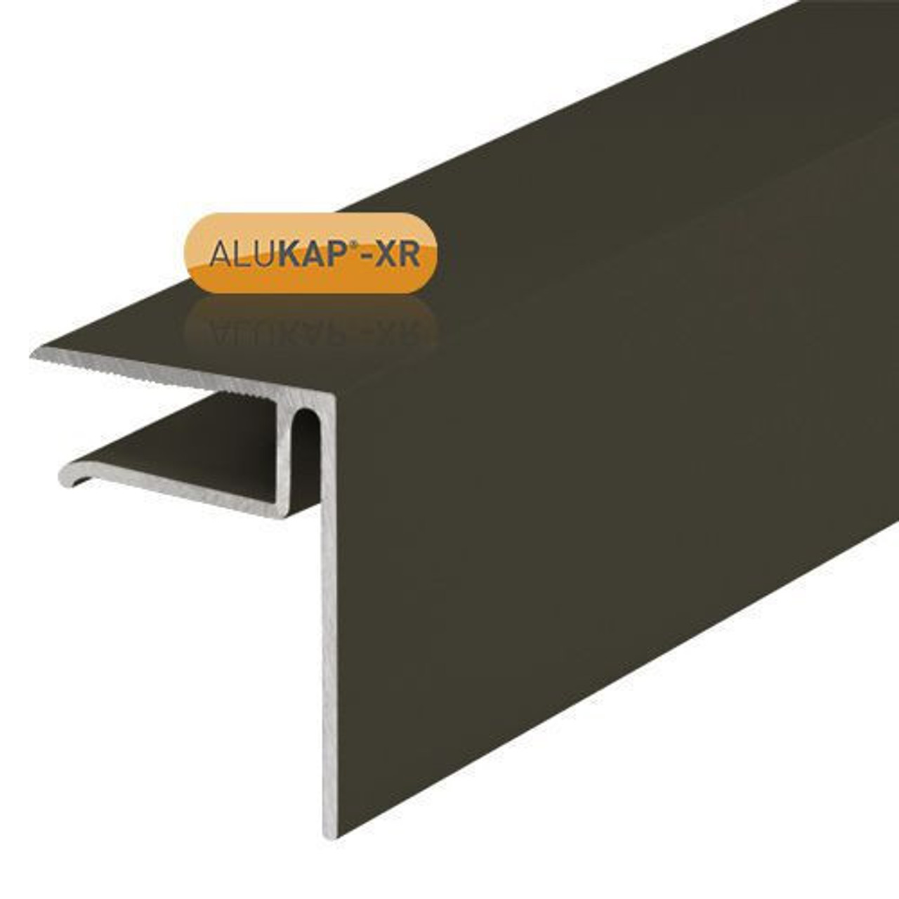 Alukap-XR 10mm End Stop Bar 4.8m Brown