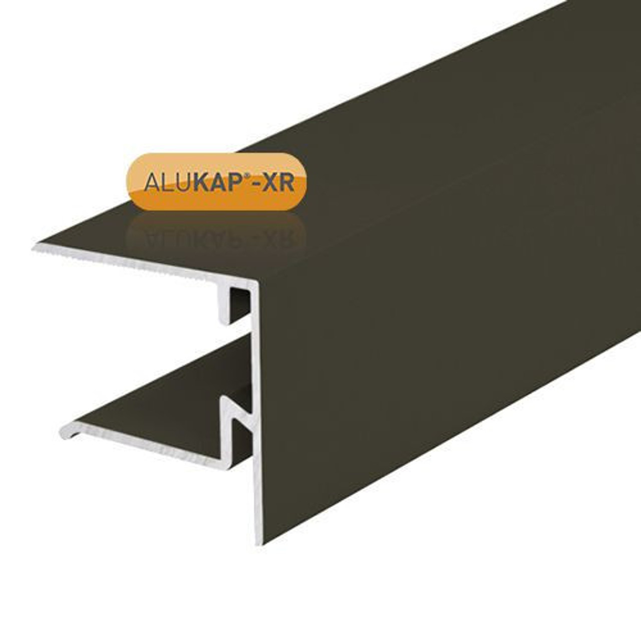 Alukap-XR 25mm End Stop Bar 4.8m Brown