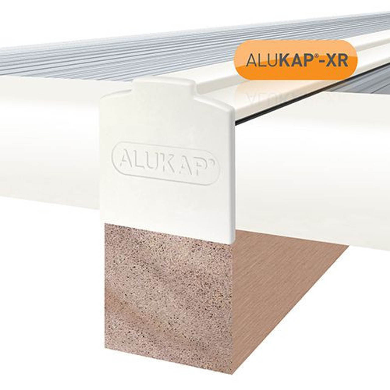 Alukap-XR 35mm End Stop Bar 3m White