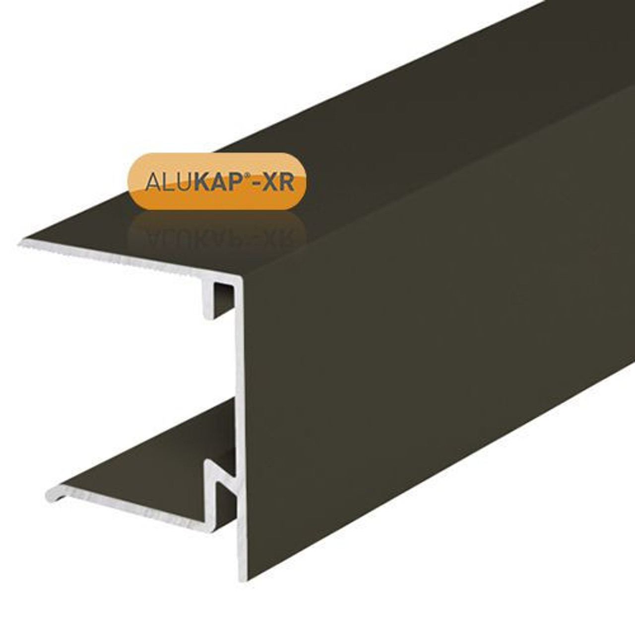 Alukap-XR 35mm End Stop Bar 3.6m Brown