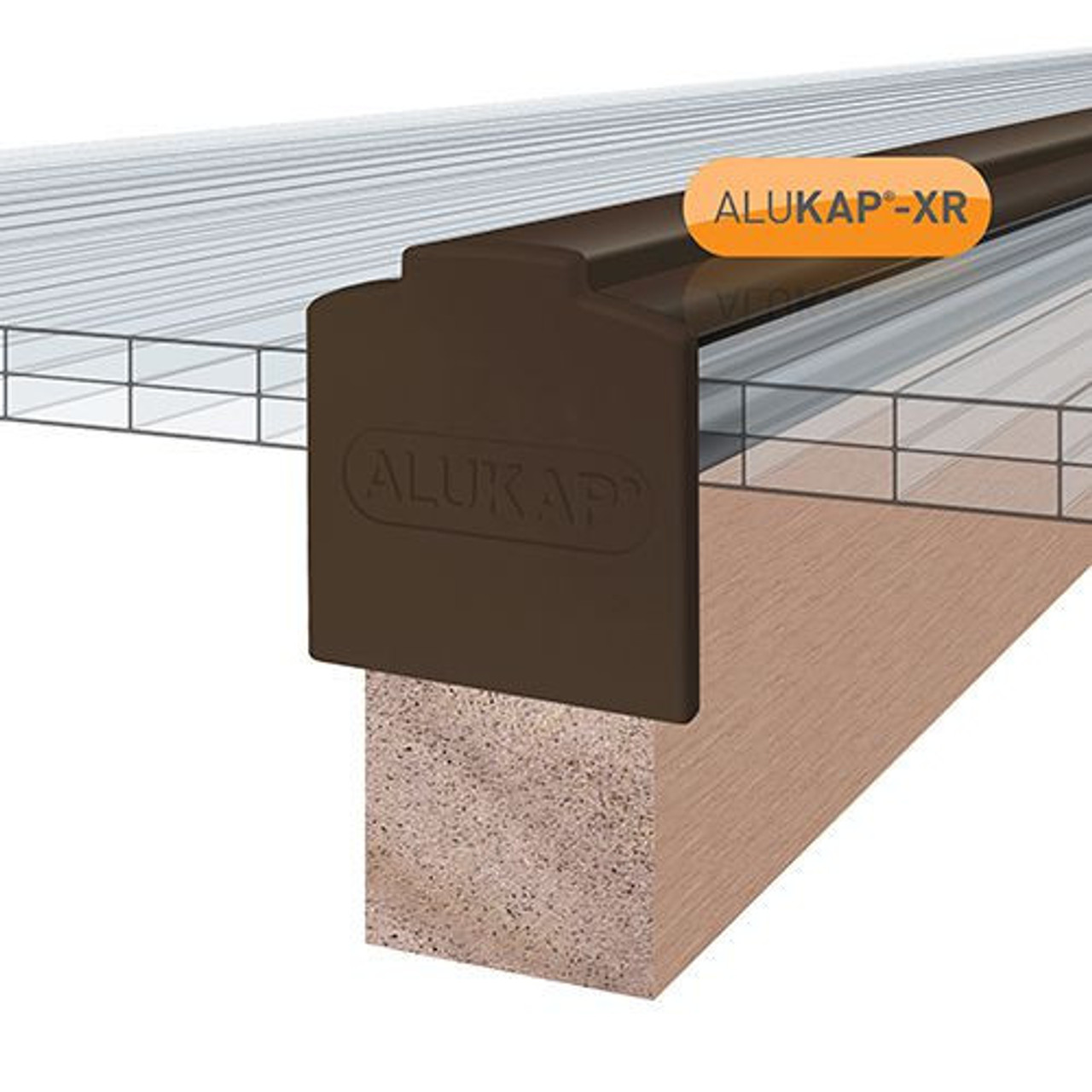 Alukap-XR 45mm Bar 3.0m  No RG BR Alu E/Cap