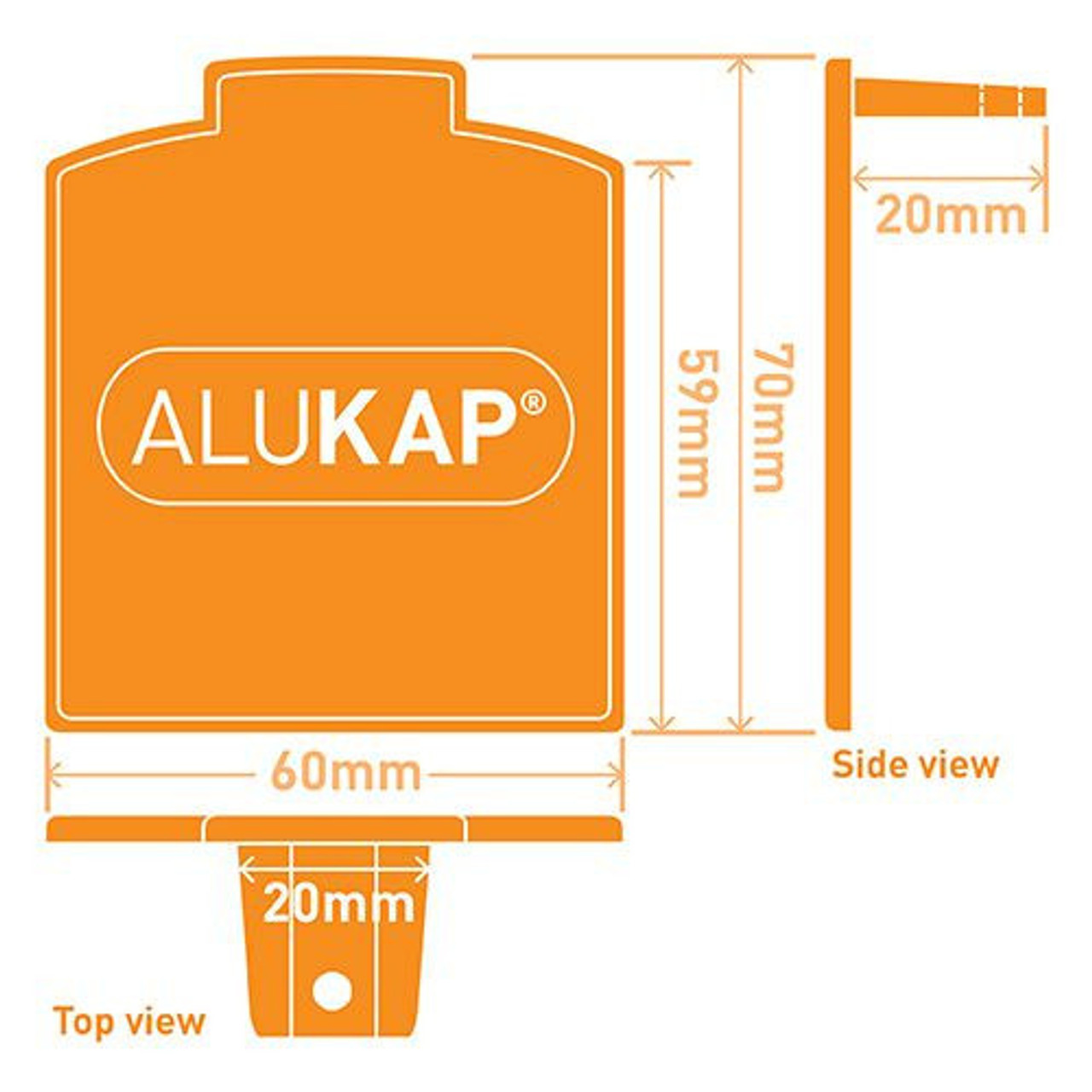 Alukap-XR Additional Bar Endcap Each BR